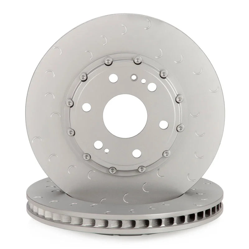 Alcon 19+ Silverado/Sierra 20+ Suburban/Tahoe/Yukon 355x33mm 6-Piston Caliper FRT Brake Kit - Red - Back View