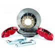 Load image into Gallery viewer, Alcon 2007+ Jeep JK w/ 6x5.5in Hub 357x32mm Rotor 4-Piston Red Calipers Front Brake Upgrade Kit - Main Product View