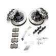 Load image into Gallery viewer, Alcon 2009+ Nissan GT-R R35 380x33mm Rotor 4 Piston Caliper RC4 Rear Axle Kit - Sky Blue - Side View