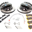 Load image into Gallery viewer, Alcon 2009+ Nissan GT-R R35 412x36mm Rotor 6 Piston Caliper RC6 Front Axle Kit - Grey - Side View