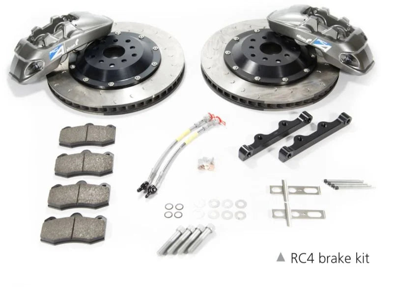 Alcon 2015+ BMW M3 F80 380x32mm 4 Piston Rear Brake Upgrade Kit - Grey - Side View