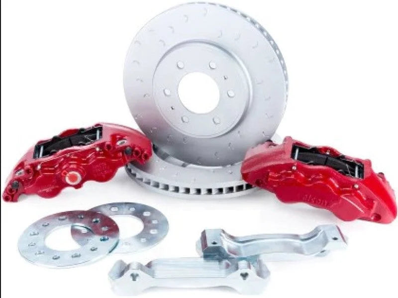 Alcon 2016+ Toyota Tundra/Landcruiser LC200 335x36mm 6 Piston Brake Kit - Front - Side View