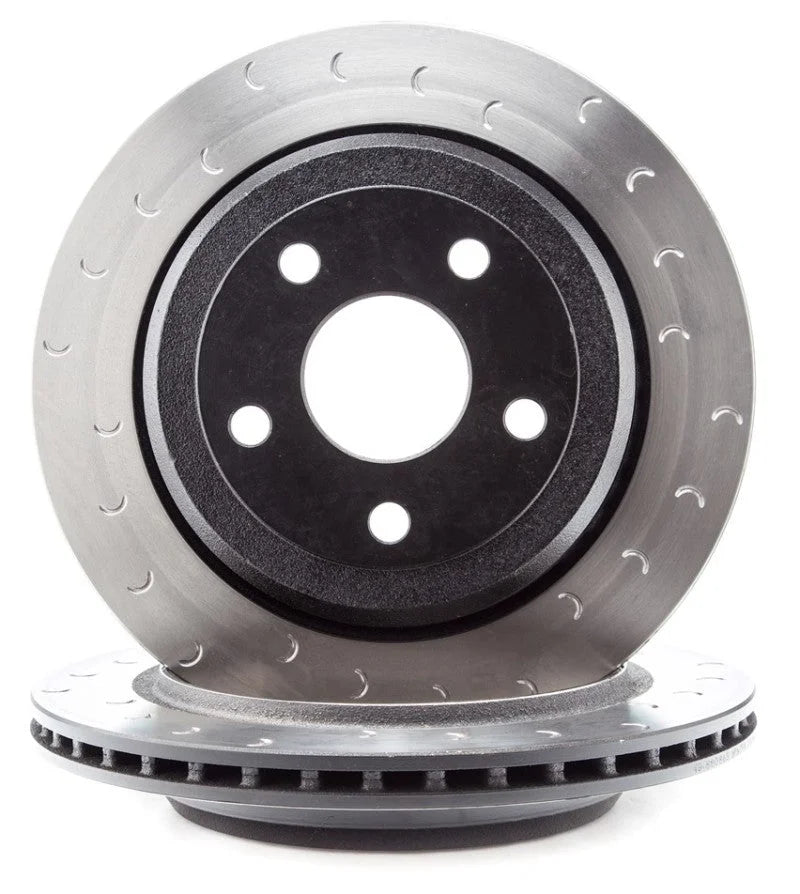 Alcon 330X32mm Rotor - Rear Right fits 2020-2022 Jeep Gladiator / 2007-2022 Jeep Wrangler, Wrangler JL - Side View