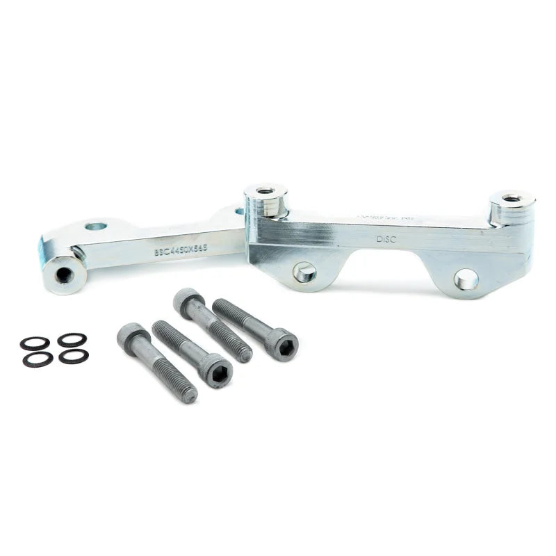 Alcon 330x22mm Rotors 4-Piston Calipers Rear Brake Kit (Includes Brake Lines) - Installation View