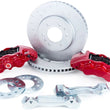 Load image into Gallery viewer, Alcon 347x36mm Rotors 6-Piston Red Front Brake Kit Requires alcAC011507NAN fits 2010-2020 Ford F-150 - Side View
