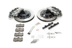 Alcon 380x33mm Rotor 4 Piston Caliper RC4 Rear Axle Kit - Grey fits 2009-2021 Nissan GT-R R35 - Main Product View