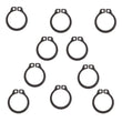 Load image into Gallery viewer, All Balls Racing 83-03 Kawasaki KX60 Sprocket Retainer Kit 10 pk Washers or Snap-Rings
