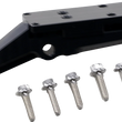 Load image into Gallery viewer, Alloy Art Ambidextrous Caliper Mount - Black 49HDBM-2 - Main Product View