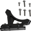 Load image into Gallery viewer, Alloy Art Ambidextrous Caliper Radial Mount - Black 49RABM-2 - Main Product View
