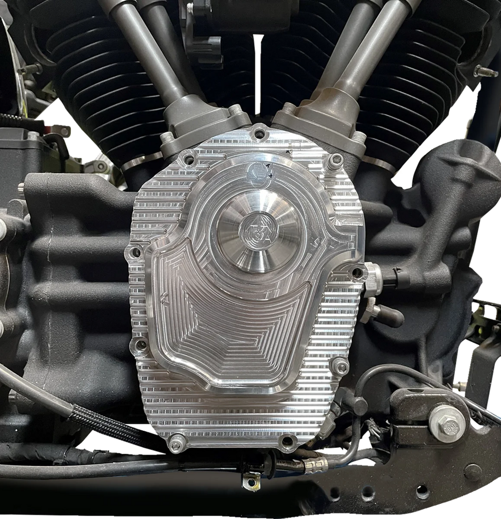 Alloy Art Comp Cam Cover - Raw - M8 M8CC - Installation View