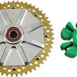 Load image into Gallery viewer, Alloy Art Cush Drive Sprocket - Black - 51 Tooth G2CC51-11 - Side View