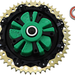 Load image into Gallery viewer, Alloy Art Cush Drive Sprocket - Black - 51 Tooth G2CC51-12 - Main Product View