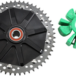 Load image into Gallery viewer, Alloy Art Cush Drive Sprocket - Black - 53 Tooth G2CC53-11 - Main Product View