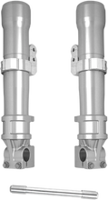 Load image into Gallery viewer, Alloy Art Fork Legs - 49 mm - Lower - Black - Anodized 49LLFX-2ABS - Side View