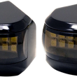 Load image into Gallery viewer, Alloy Art LED Driving/Turn Signal Light - Black - Smoke Lens MRL-4B - Back View