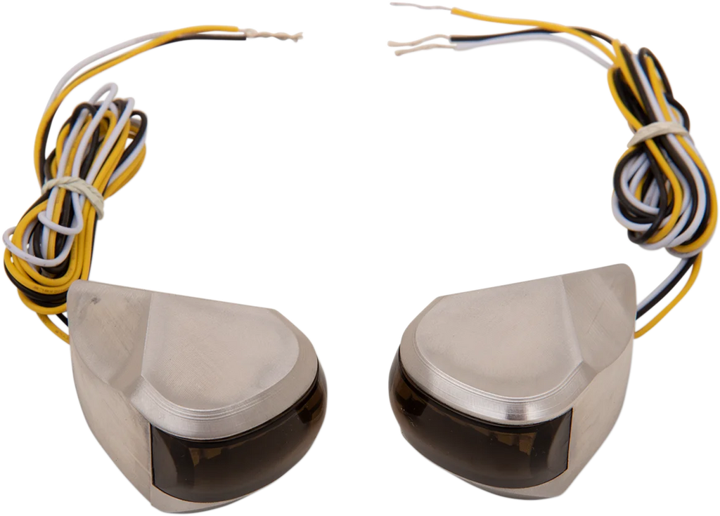 Alloy Art LED Driving/Turn Signal Light - Black - Smoke Lens MRL-4B - Installation View