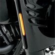 Load image into Gallery viewer, Alloy Art LED Front Signal Light - FLSTC - Black/Smoke FDH-2 - Side View