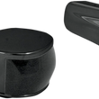 Load image into Gallery viewer, Alloy Art LED Front Turn Signals - Finned - Black RGFS2-2 - Main Product View