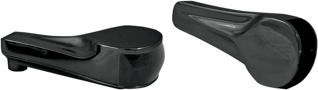 Alloy Art LED Front Turn Signals - Finned - Black RGFS2-2 - Main Product View
