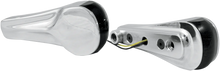 Load image into Gallery viewer, Alloy Art LED Front Turn Signals - Finned - Black RGFS2-2 - Side View