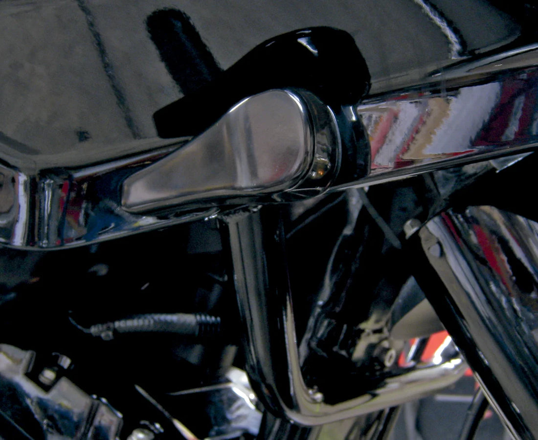Alloy Art LED Front Turn Signals - Smooth - Black RGFS1-2 - Side View