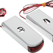 Load image into Gallery viewer, Alloy Art LED Strut Light - Red/Red '06-'17 FXD DSL8-3 - Side View