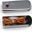 Load image into Gallery viewer, Alloy Art LED Strut Light - Smoke/Red Chrome FLHC SSL-BR-2C - Main Product View