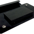 Load image into Gallery viewer, Alloy Art License Plate Mount - Black LD-1 - Side View