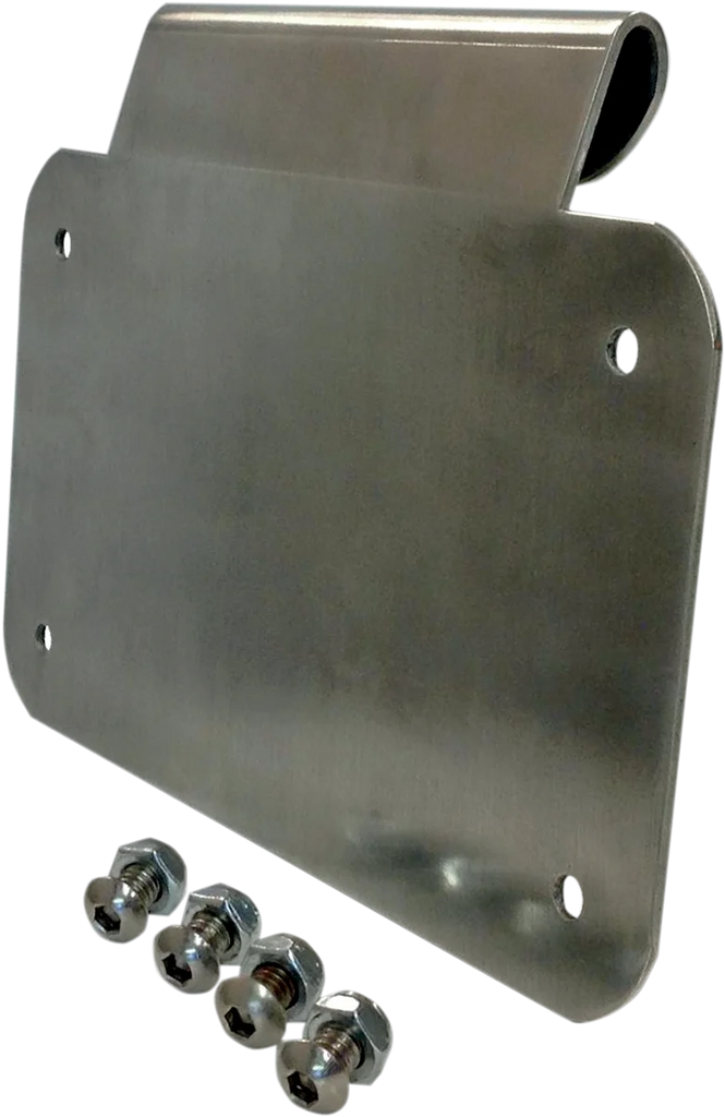 Alloy Art License Plate Mount - Burnished Aluminum LD-2 - Main Product View