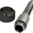 Load image into Gallery viewer, Alloy Art Steering Stem - Upper - Black AARS-2 - Main Product View