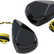 Load image into Gallery viewer, Alloy Art Turn Signal - Black - Smoke/Red MRL-2B - Detail View