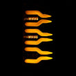 Load image into Gallery viewer, AlphaRex 02-06 Dodge Ram1500/03-06 Dodge Ram 2500/3500 Truck LUXX-Series LED Tail Lights Alpha-Black - Side View
