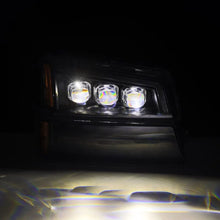 Load image into Gallery viewer, AlphaRex 03-06 Chevy Silverado 1500/2500HD/3500HD/Avalanche Black NOVA LED Proj Headlights - Additional View 6