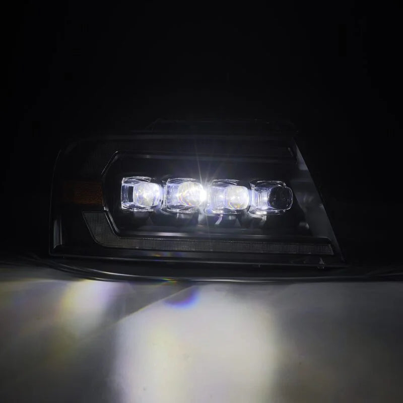 AlphaRex 04-08 Ford F-150 (No 2004 Heritage) NOVA-Series LED Proj HL Alpha-Blk w/Actv Lgt / Seq. Sig - Additional View 6