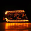 Load image into Gallery viewer, AlphaRex 04-08 Ford F150 PRO-Series Projector Headlights Black w/ Sequential Signal and DRL - Installation View