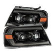 Load image into Gallery viewer, AlphaRex 04-08 Ford F150 PRO-Series Projector Headlights Chrome w/ Sequential Signal and DRL - Main Product View