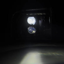 Load image into Gallery viewer, AlphaRex 05-07 Ford Super Duty/Excursion LUXX-Series LED Projector Headlights - Alpha-Black - Installation View