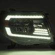 Load image into Gallery viewer, AlphaRex 05-11 Toyota Tacoma LUXX Crystal Headlights Plank Style Design Black w/Activation Light/DRL - Additional View 5