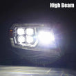 Load image into Gallery viewer, AlphaRex 05-11 Toyota Tacoma NOVA LED Projector Headlights Plank Style Alpha Black w/Activ Light/DRL - Side View