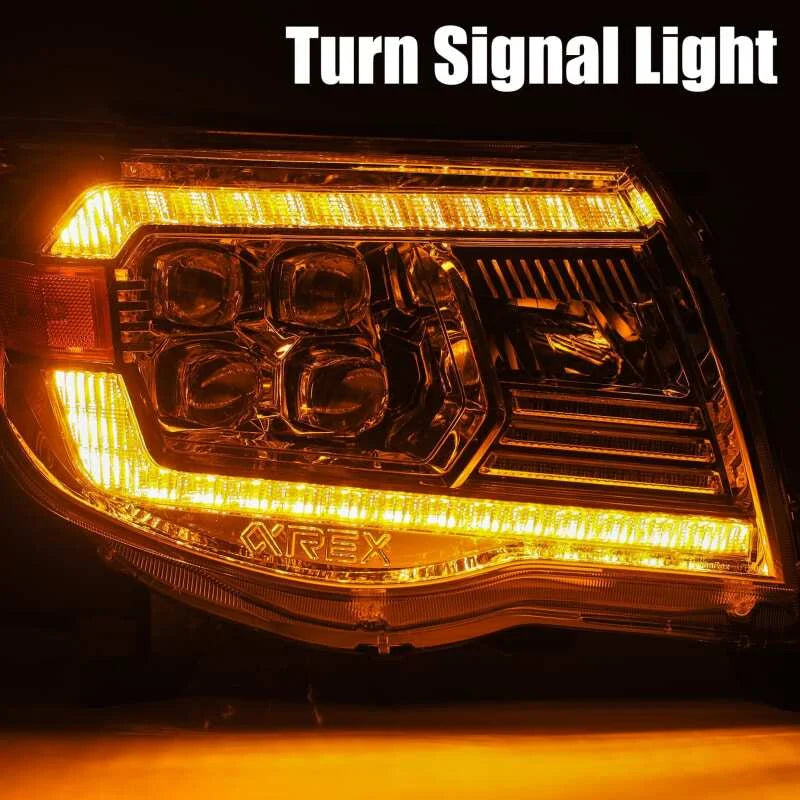 AlphaRex 05-11 Toyota Tacoma NOVA LED Projector Headlights Plank Style Chrome w/Activation Light/DRL - Additional View 6
