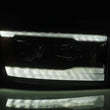 Load image into Gallery viewer, AlphaRex 06-08 Dodge Ram 1500HD LUXX LED Projector Headlights Plank Style Chrome w/Seq Signal/DRL - Back View