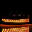 Load image into Gallery viewer, AlphaRex 06-08 Ram 1500HD NOVA LED Proj Headlights Plank Style Alpha Blk w/Seq Signal/DRL/Amber LED - Additional View 5