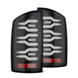 Load image into Gallery viewer, AlphaRex 07-08 Dodge Ram 1500/07-09 Dodge Ram 2500+3500 Luxx-Series LED Tail Lights (Pair) Black - Main Product View