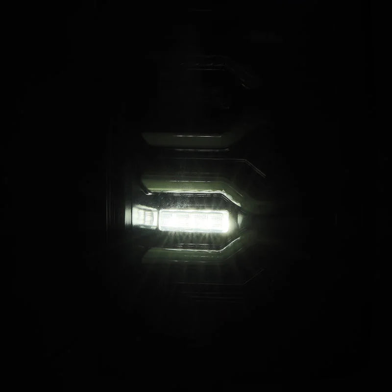 AlphaRex 07-08 Dodge Ram1500/07-09 Dodge Ram 2500+3500 Luxx-Series LED Tail Lights(Pair) Alpha Black - Additional View 5