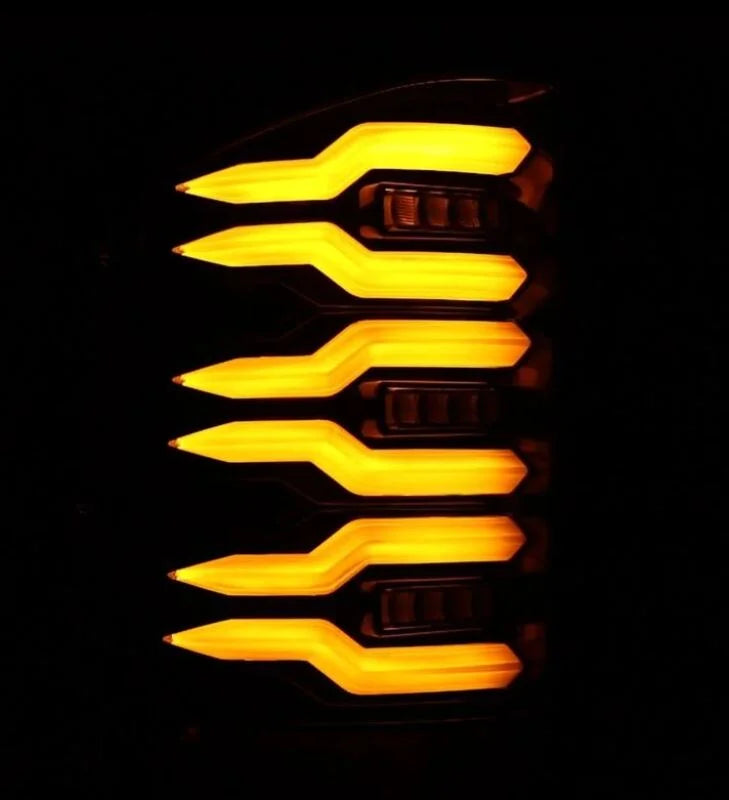 AlphaRex 07-13 Chevrolet Silverado 1500 (Ex. Hybrid Models) LUXX-Series LED Tail Lights Alpha-Black - Side View