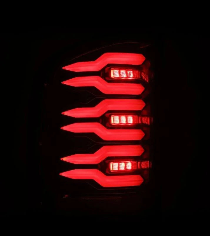 AlphaRex 07-13 Chevrolet Silverado 1500 (Ex. Hybrid Models) LUXX-Series LED Tail Lights Alpha-Black - Additional View 5