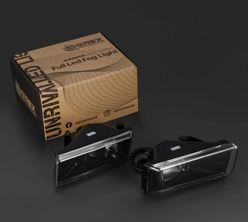 AlphaRex 07-13 Chevrolet Silverado/04-17 Tahoe DoubleTap Dual Color LED Proj Fog Lights - Wt/Ambr - Additional View 6