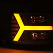Load image into Gallery viewer, AlphaRex 07-13 Chevy 1500HD NOVA LED Proj Headlights Plank Style Matte Blk w/Activ Light/Seq Signal - Side View
