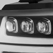 Load image into Gallery viewer, AlphaRex 07-13 Chevy Avalanche NOVA LED Proj Headlights Plank Style Matte Black w/Activ Light/DRL - Side View