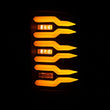 Load image into Gallery viewer, AlphaRex 07-13 GMC Sierra 1500/07-14 2500/3500HD (No Classic/Dually) Luxx-Series LED Tail Lights Blk - Side View